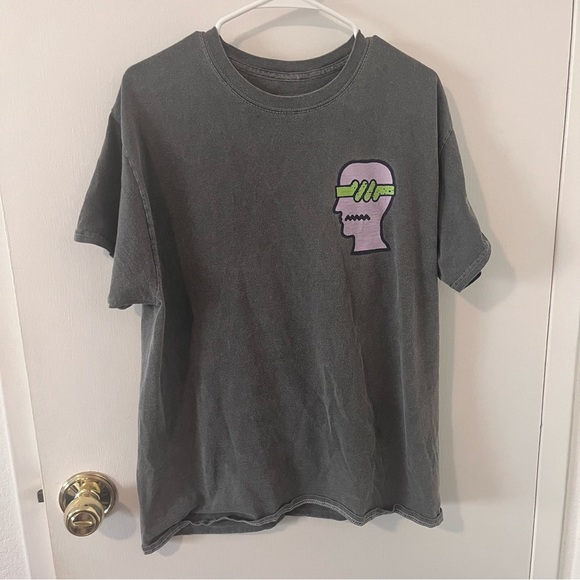 Brain Dead Spermicide Tee Short Sleeve T-Shirt Gray Men’s Medium - Picture 2 of 9